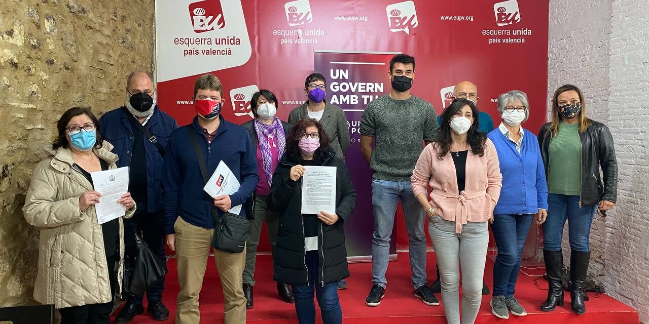 Unides Podem – Esquerra Unida dona suport a les huit propostes de la plataforma ‘Iniciativa per una llei que garantisca el dret a l’habitatge’