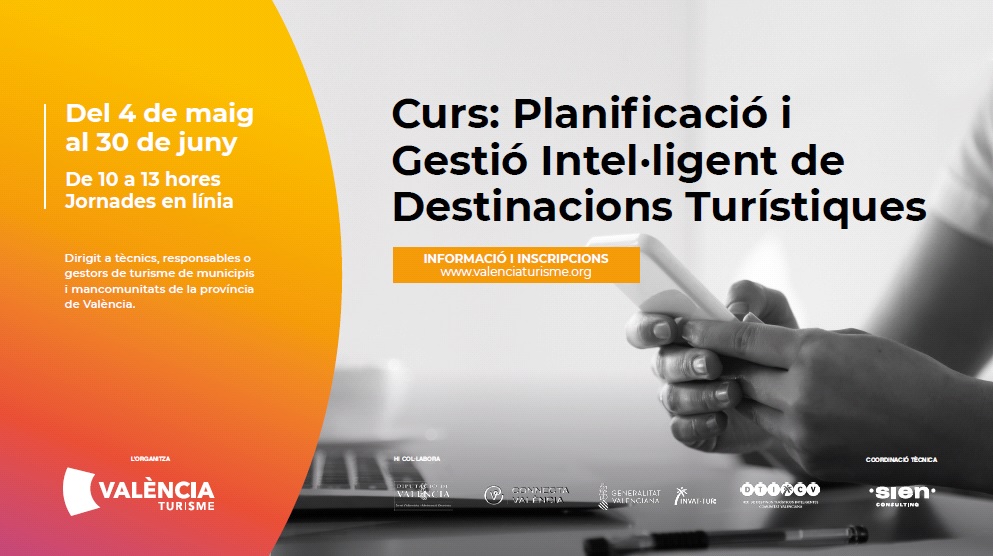 València Turisme organitza un Curs de Gestió Intel·ligent de Destinacions Turístiques