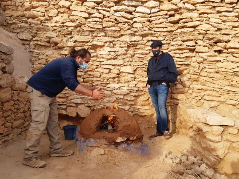 Comencen les obres de rehabilitació de la caseta del poblat iber del Puig de la Nau a Benicarló