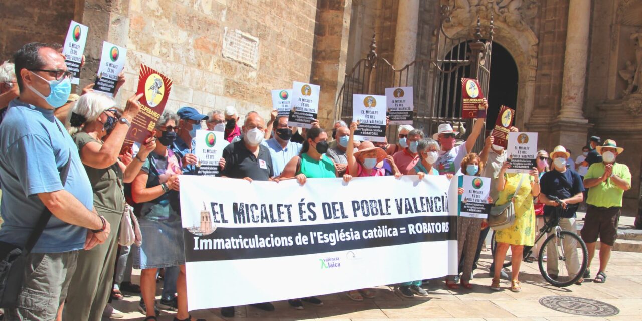 COMUNICAT DE JOVES D’ESQUERRA UNIDA DEL PAÍS VALENCIÀ DAVANT LES IMMATRICULACIONS FRAUDULENTES DE L’ESGLÉSIA CATÒLICA