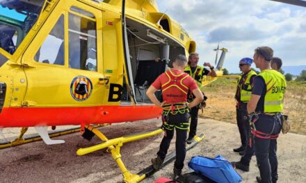 El Consorci du a terme la formació en les operacions de rescat del seu helicòpter, el primer del CPBV