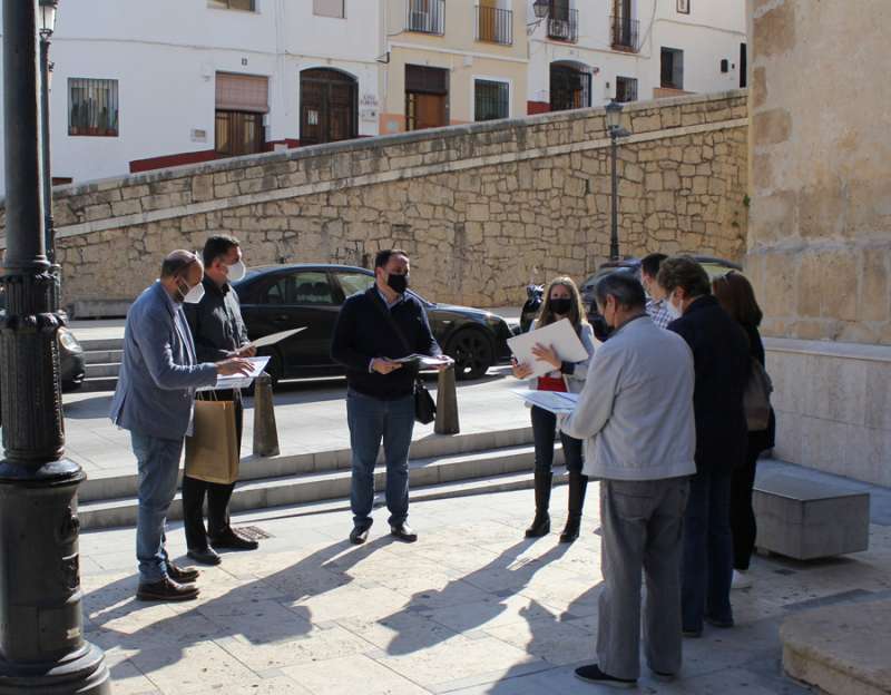 Oliva inicia les obres de remodelació de la plaça Sant Roc per a recuperar la seva essència històrica i social
