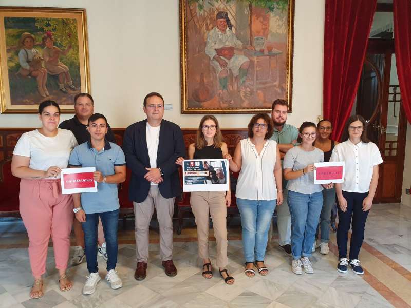 L’Ajuntament de Sueca contracta 5 persones menors de 30 anys a través del programa EMPUJU 2022
