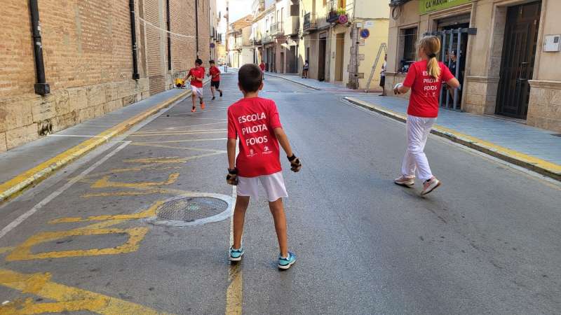 L’Escola de Pilota de Foios experimenta un ressorgir i creix de 7 a 25 alumnes