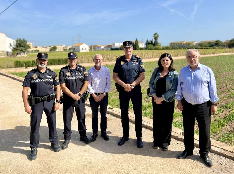 L’Ajuntament d’Alboraia incorpora un altre agent a la vigilància de l’horta
