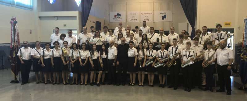 Càlig i Santa Magdalena estrenyen llaços musicals amb un intercanvi de la FSMCV