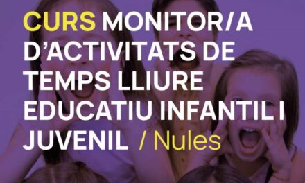 Nules tornarà a impartir els cursos de monito d’activitats de temps lliure i de menjador de centres educatius