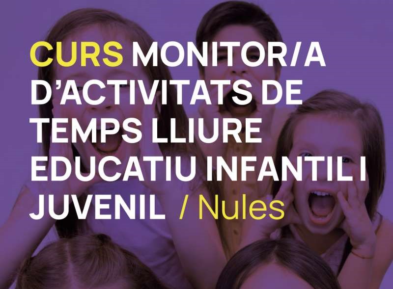 Nules tornarà a impartir els cursos de monito d’activitats de temps lliure i de menjador de centres educatius