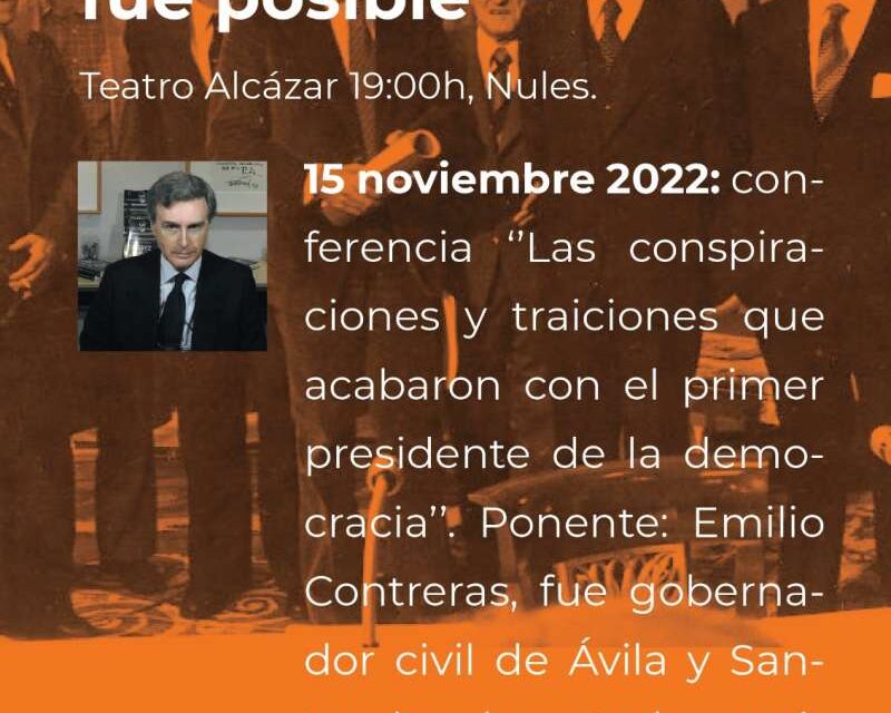 Nules segueix sent referent dels testimonis de diferents personalitats de la transició espanyola