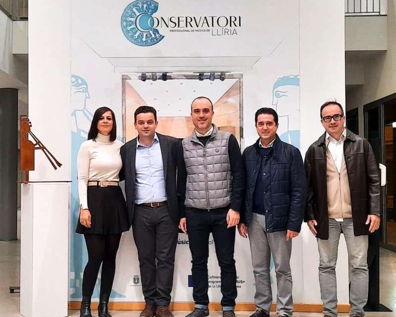 La direcció del’Orfeão de Leiria visita Llíria