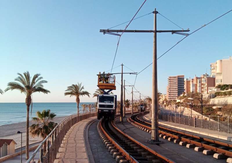Les línies 1 i 3 del TRAM d’Alacant modifiquen el seu servei el 26 i 27 de novembre per treballs tècnics entre Costa Blanca i Fabraquer