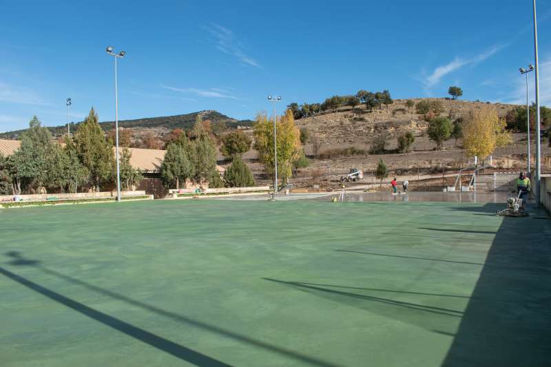 Millores en les infraestructures esportives de Morella