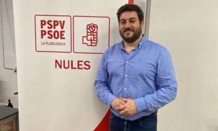 El PSPV confia en Adrián Sorribes el repte d’assolir en 2023 l’alcaldia de Nules