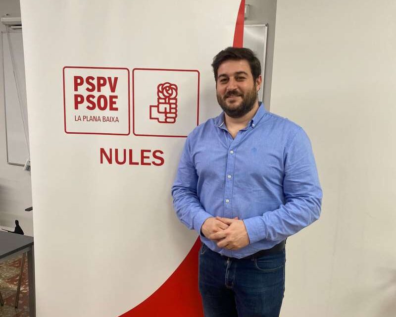 El PSPV confia en Adrián Sorribes el repte d’assolir en 2023 l’alcaldia de Nules