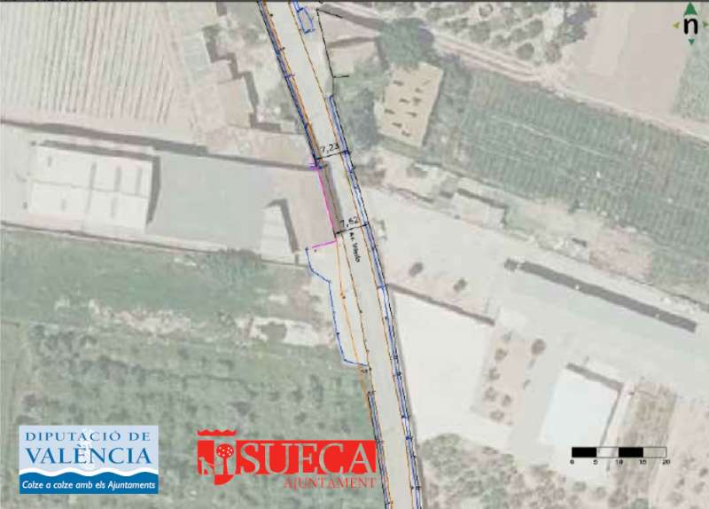 Sueca construirà una vorera en l’avinguda Vilella que connectarà de manera segura el centre amb el cementeri municipal