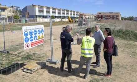 Urbanisme inicia les obres de la nova zona verda de 4.000 metres quadrats a Paiporta