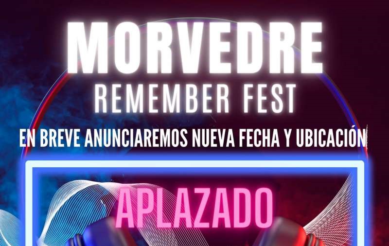 Suspenen el Morvedre Remember Fest a 3 dies de la seua arrancada