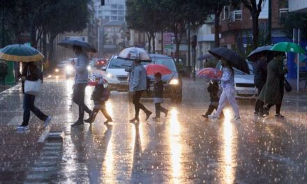 Decreten l’alerta taronja per pluges de fins a 40 litres per metre quadrat en la Comunitat Valenciana