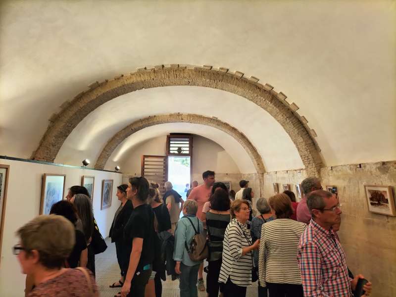 Èxit d’assistència a la inauguració de l’exposició ‘Garroferes i cicatrius’, de Vicent Ros Soler, a Olocau