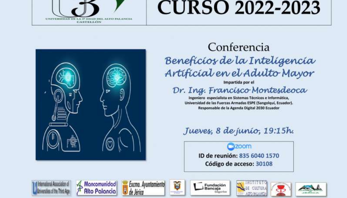 Conferència sobre la intel·ligència artificial en la Universitat de la 3a Edat de l’Alt Palància