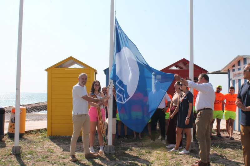 Moncofa i les seues quatre banderes blaves s’afiancen com a referent turístic