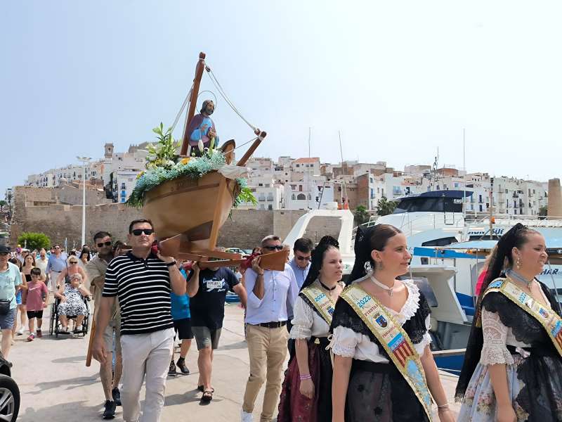 Peníscola celebra la processó marítima en el dia de Sant Pere