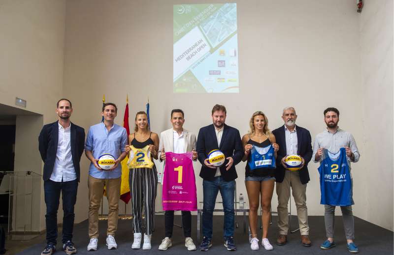 La Diputació de València presenta la prova inaugural del Circuit Nacional de Voleibol de platja
