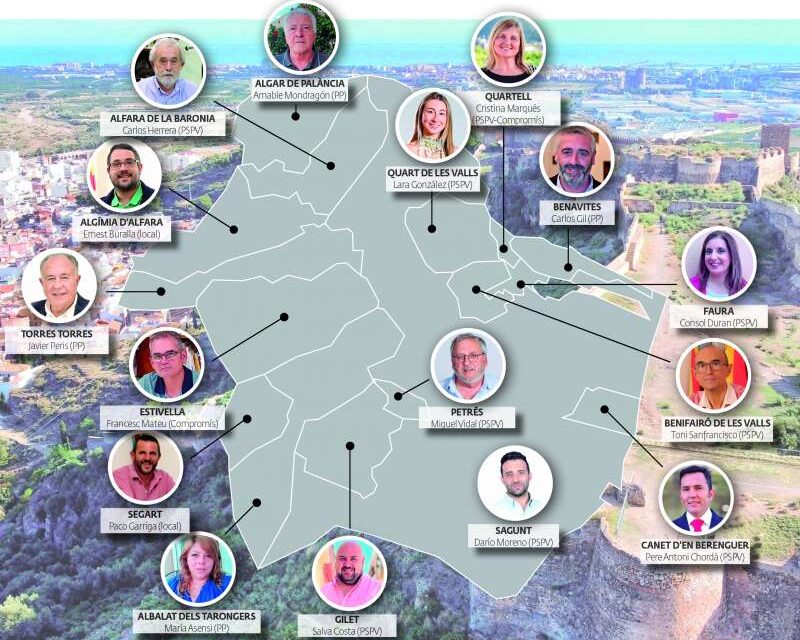 Els projectes estrela per municipis del Camp de Morvedre per a aquesta legislatura