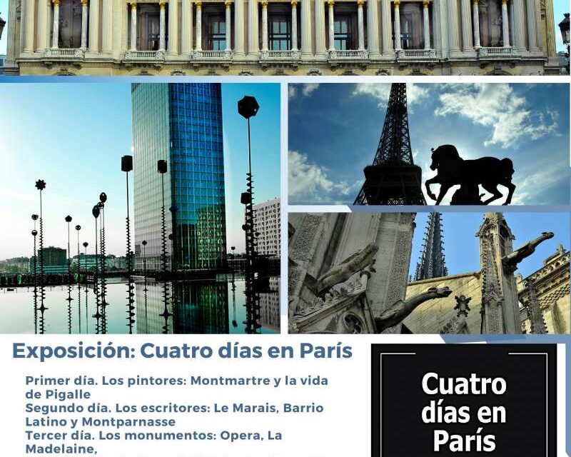 Juan F. Figueres exposa a Caudiel les seues fotografies de ‘Quatre dies a París’￼