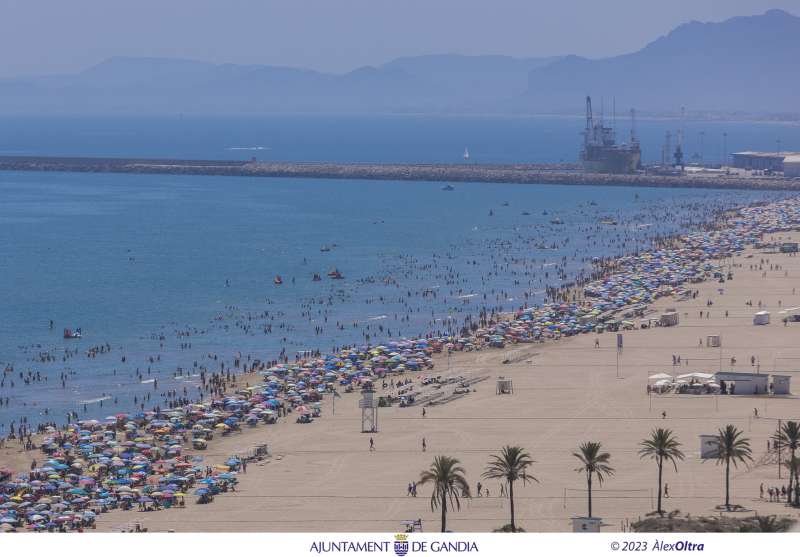 Gandia tanca el mes d’agost amb una mitjana d’ocupació hotelera del 95%￼