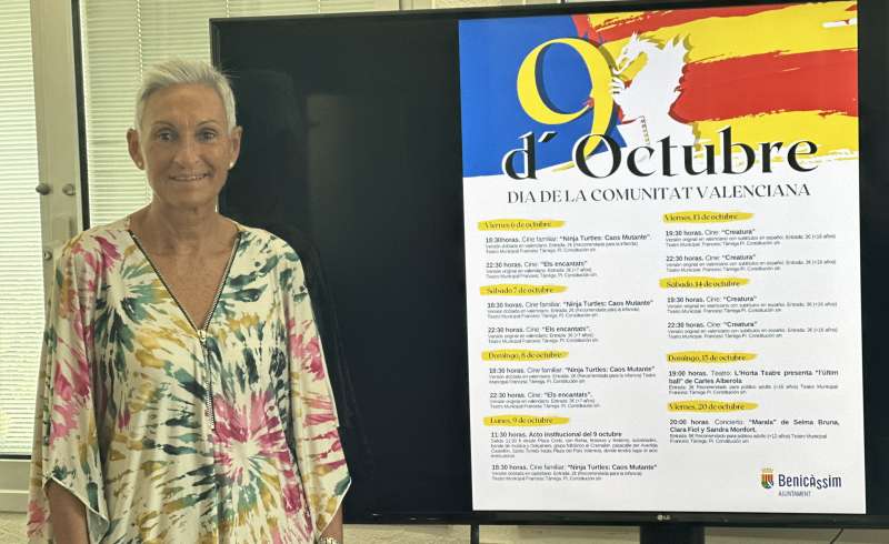 Benicàssim amplia la seua programació cultural en valencià amb motiu de la celebració del 9 d’octubre dia de la Comunitat Valenciana￼