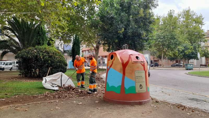 Catarroja elimina la bardissa de la plaça dels Furs per obrir-la visualment￼
