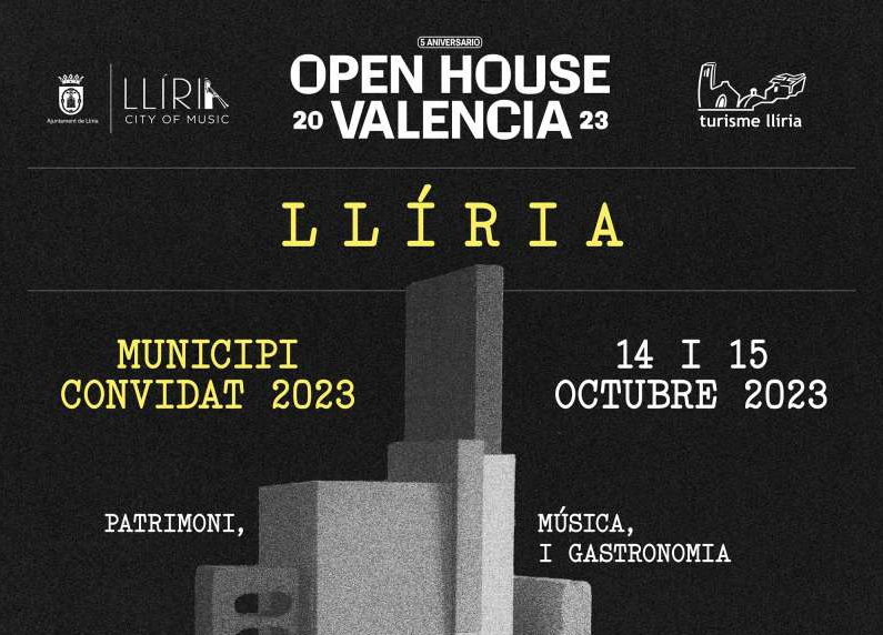 Llíria serà un dels municipis convidats del Festival d’Arquitectura Open House València 2023￼
