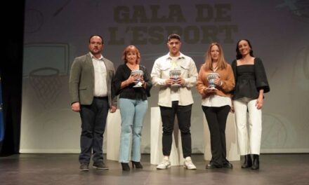 Trinidad Molina, Javier Oña i el Club Gimnàstica Rítmica Manises, premiats en la gala de l’Esport￼