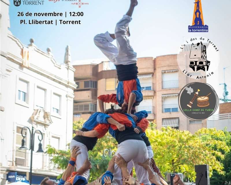 La Trobada d’Aniversari Neus Capella celebra els huit anys de la Muixeranga La Torrentina￼