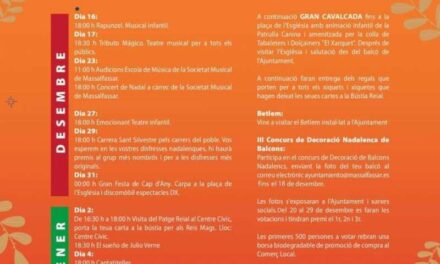 La màgia del Nadal inunda Massalfassar de festa i il·lusió￼