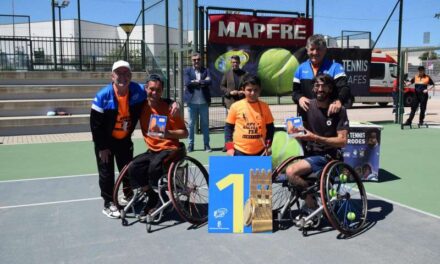 Els millors tennistes nacionals en cadira de rodes es mesuren en el Open Nacional d’Almussafes