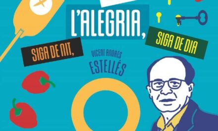 La Diputació de València participa en les ‘Trobades d’Escoles en Valencià’ amb un estand dedicat als versos d’Estellés
