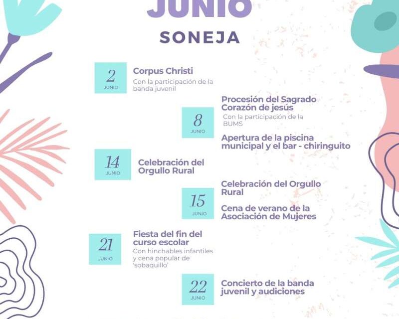 Tradició, música i diversitat centren la programació municipal de juny a Soneja