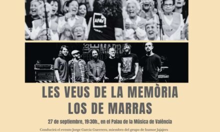 El cor Les Veus de la Memòria compartirà escenari amb el grup Los de Marras en el concert solidari de tancament de la campanya ‘Un Pósit per l’Alzheimer 2024’ de AFAV
