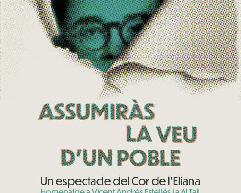 L’Associació cultural El Barranc de Paiporta organitza un concert del Cor de L’Eliana per a recordar a Estellés