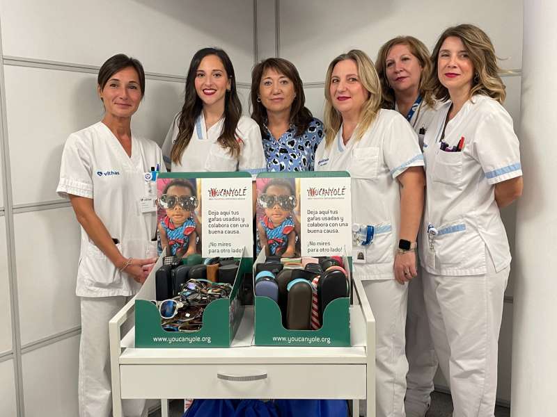 L’Hospital Vithas Castelló recapta dues-centes ulleres per a Àfrica