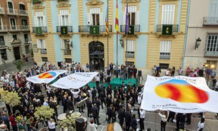 La Diputació reunix 250 músics de huit bandes valencianes per a celebrar l’arribada del 9 d’Octubre