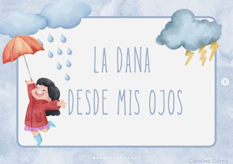 Una professora d’un col·legi de Massanassa escriu un conte infantil per a ajudar els més xicotets a entendre la DANA