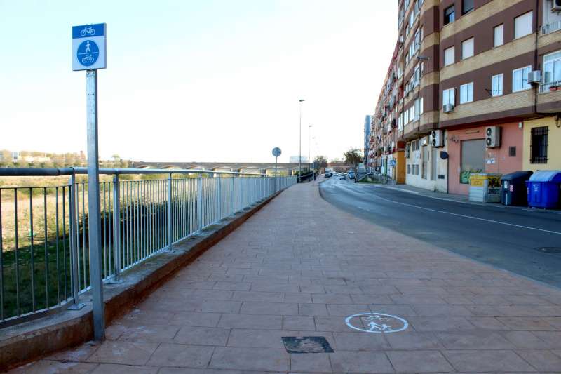 L’Ajuntament de Sagunt finalitza les obres de desenvolupament de la nova xarxa ciclopedestre