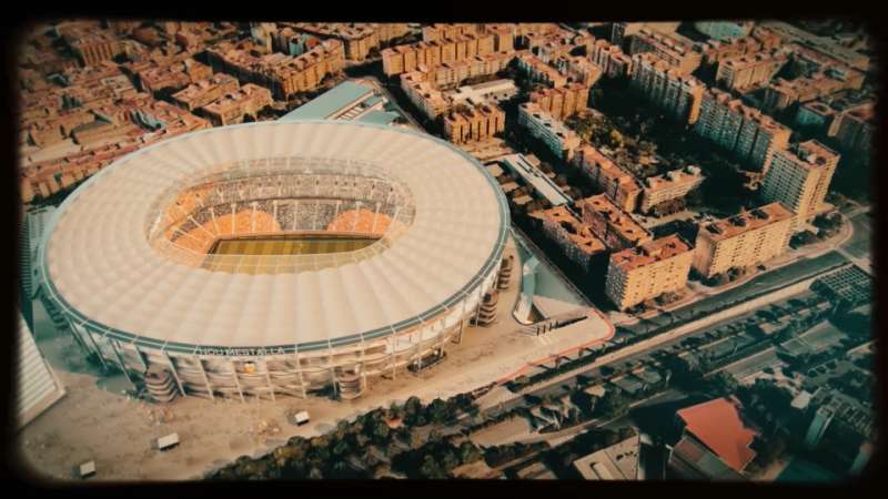 ‘Dejavú’ recorda l’inici de la construcció del nou Mestalla el 2007