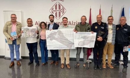 Nou mapa de partides i paratges d’Alzira editat per l’Ajuntament