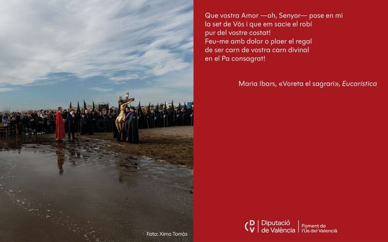 La Diputació de València llança una campanya per a fomentar l’ús del valencià per Setmana Santa