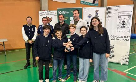 El Col·legi “L’Encarnació” de Sueca, subcampió d’escacs de la Comunitat Valenciana sub12