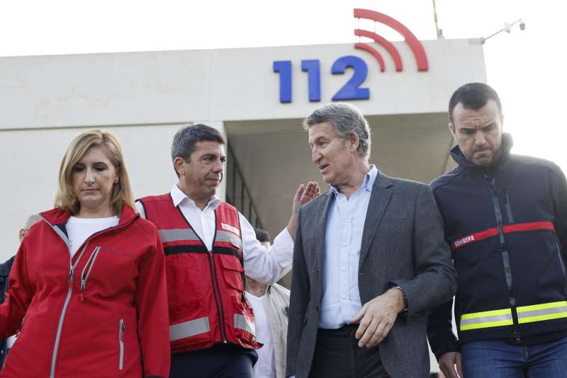 El PSOE exigeix a Feijóo que faça públiques les seues comunicacions amb Mazón el dia de la dana